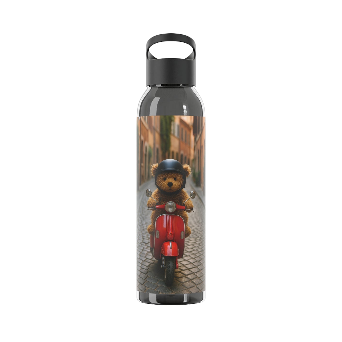 Teddy on Tour Gianni in Italy Sky Water Bottle