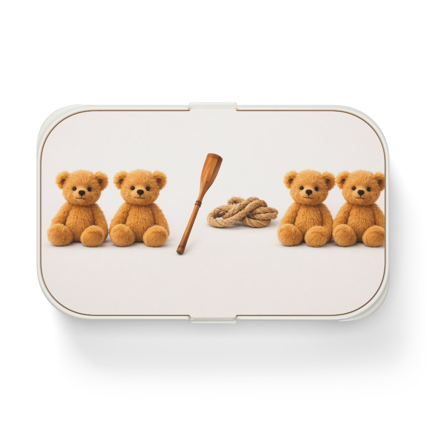 Teddy on Tour To be or not to be Bento Lunch Box ( find a matching Water Bottle )