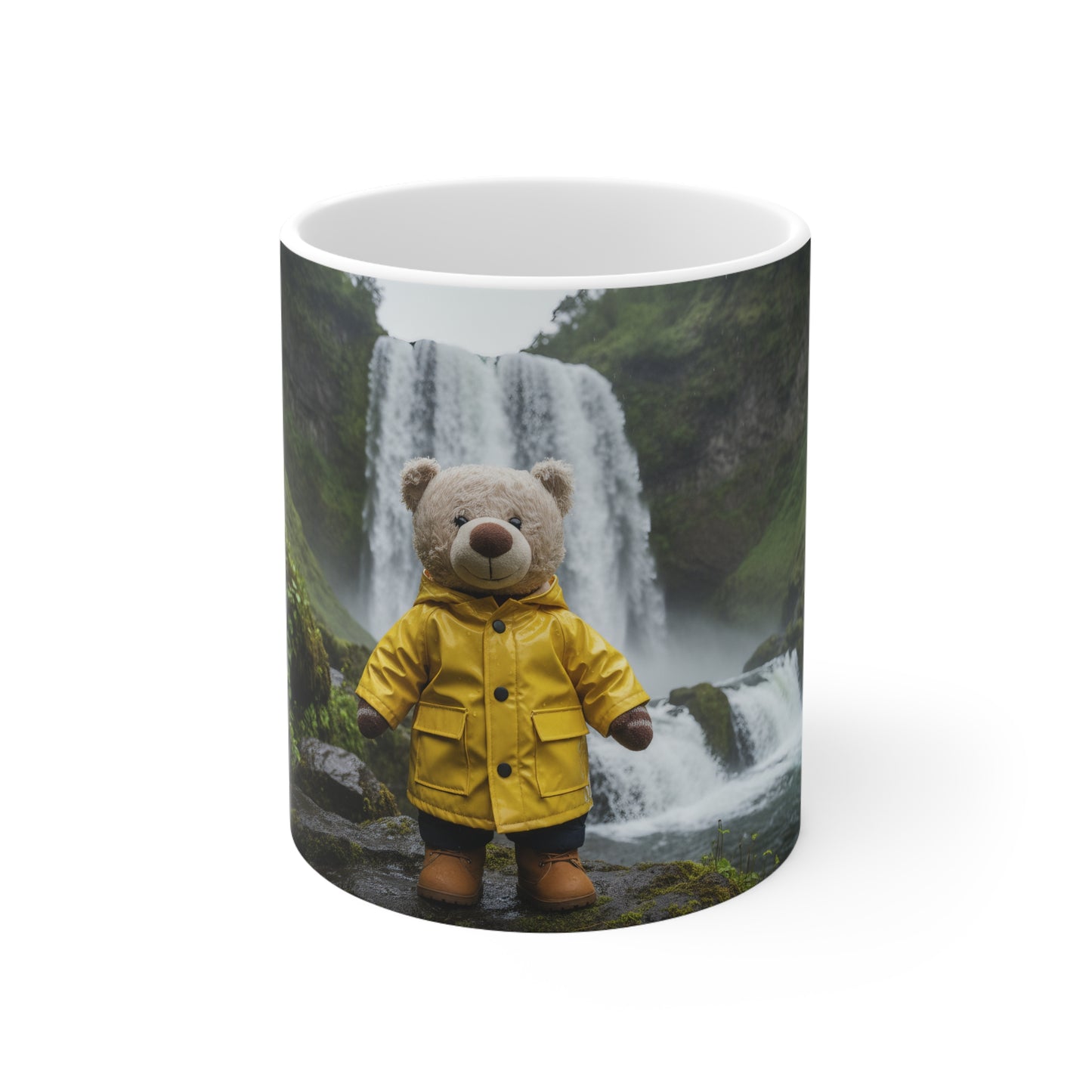 Teddy On Tour –  Lombear in Norway Ceramic Coffee Cup