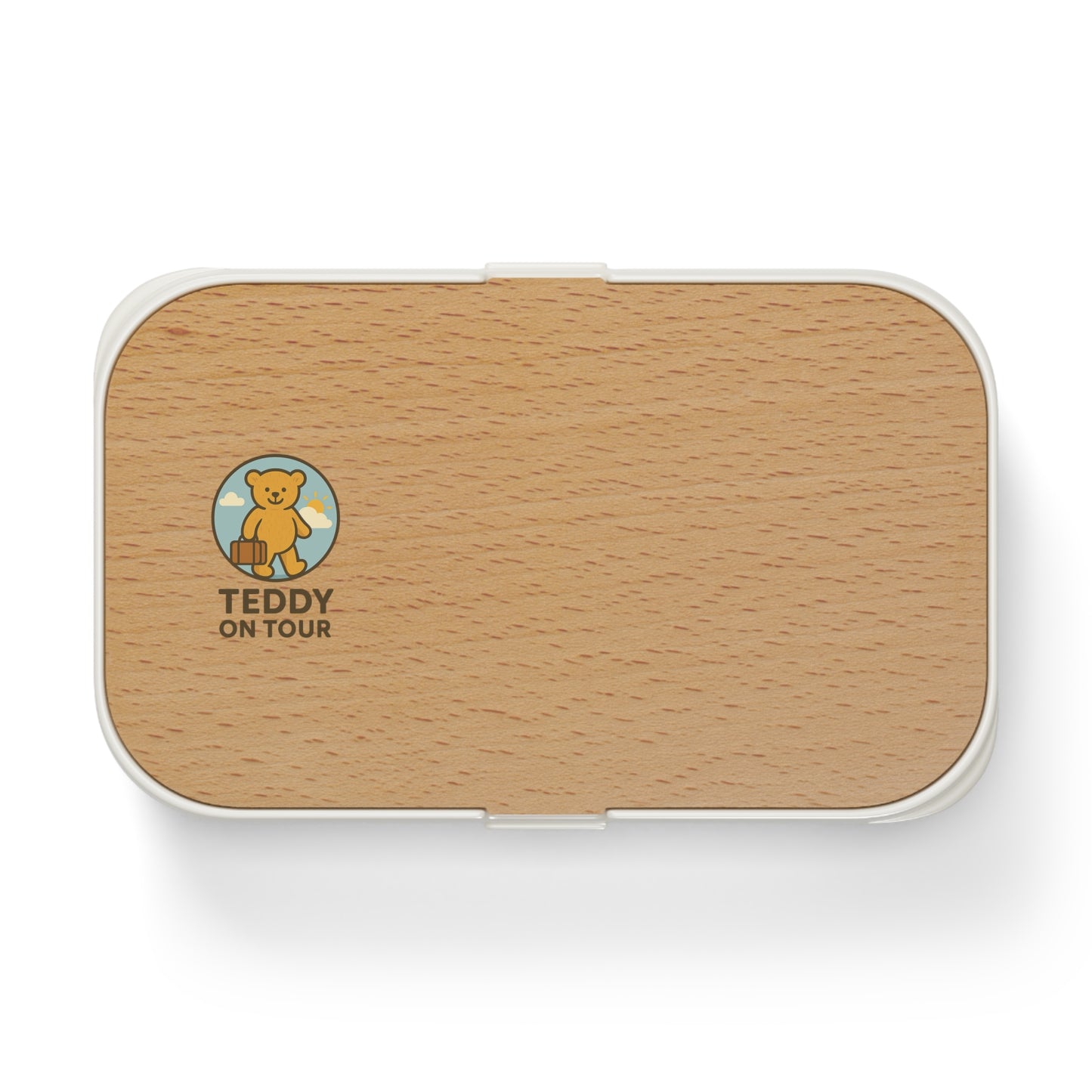 Teddy on Tour Logo Collection Beach Bento Lunch Box