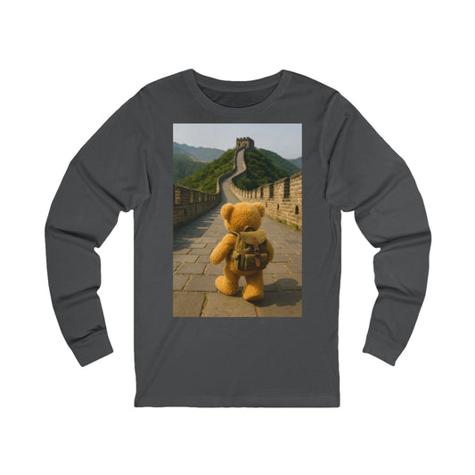 Teddy on Tour Landmark Unisex Jersey Long Sleeve Tee