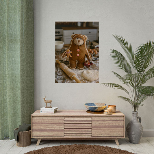 Teddy on Tour Ginger Decor Rolled Posters