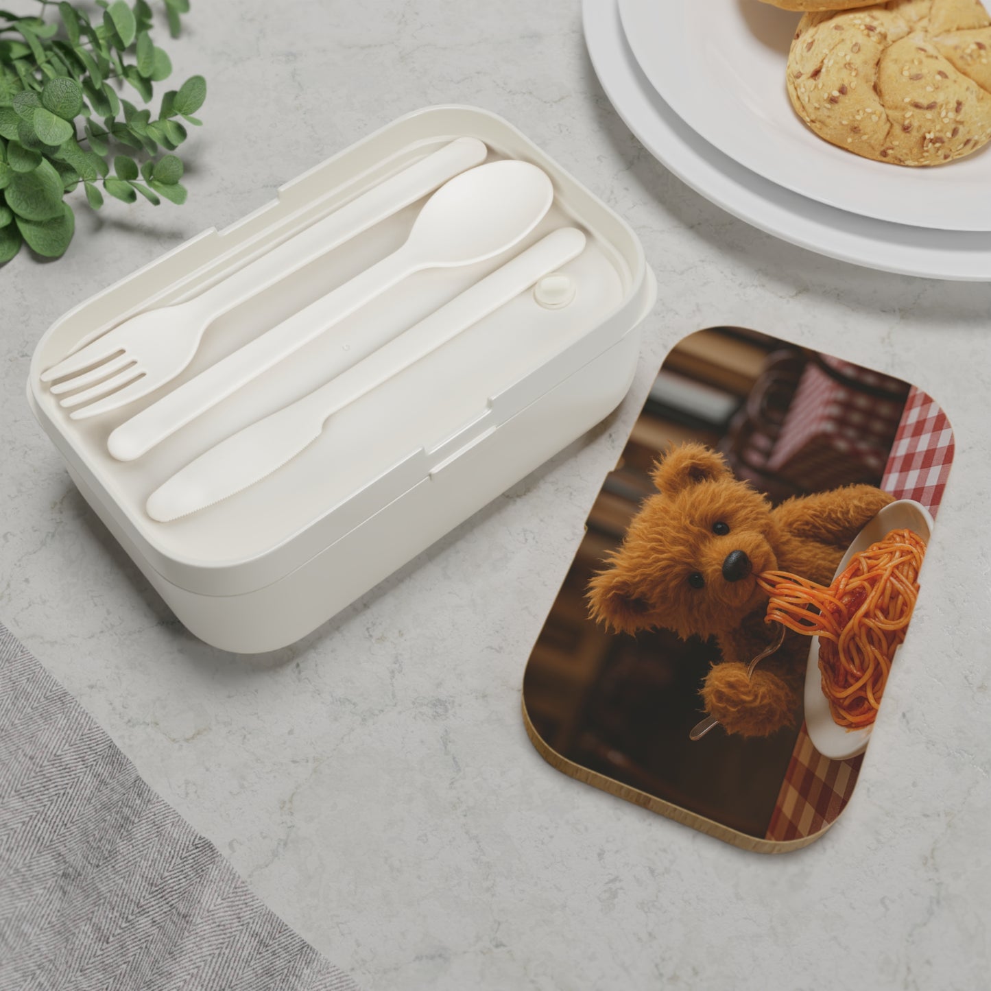 Teddy on Tour Gianni in Italy Bento Lunch Box