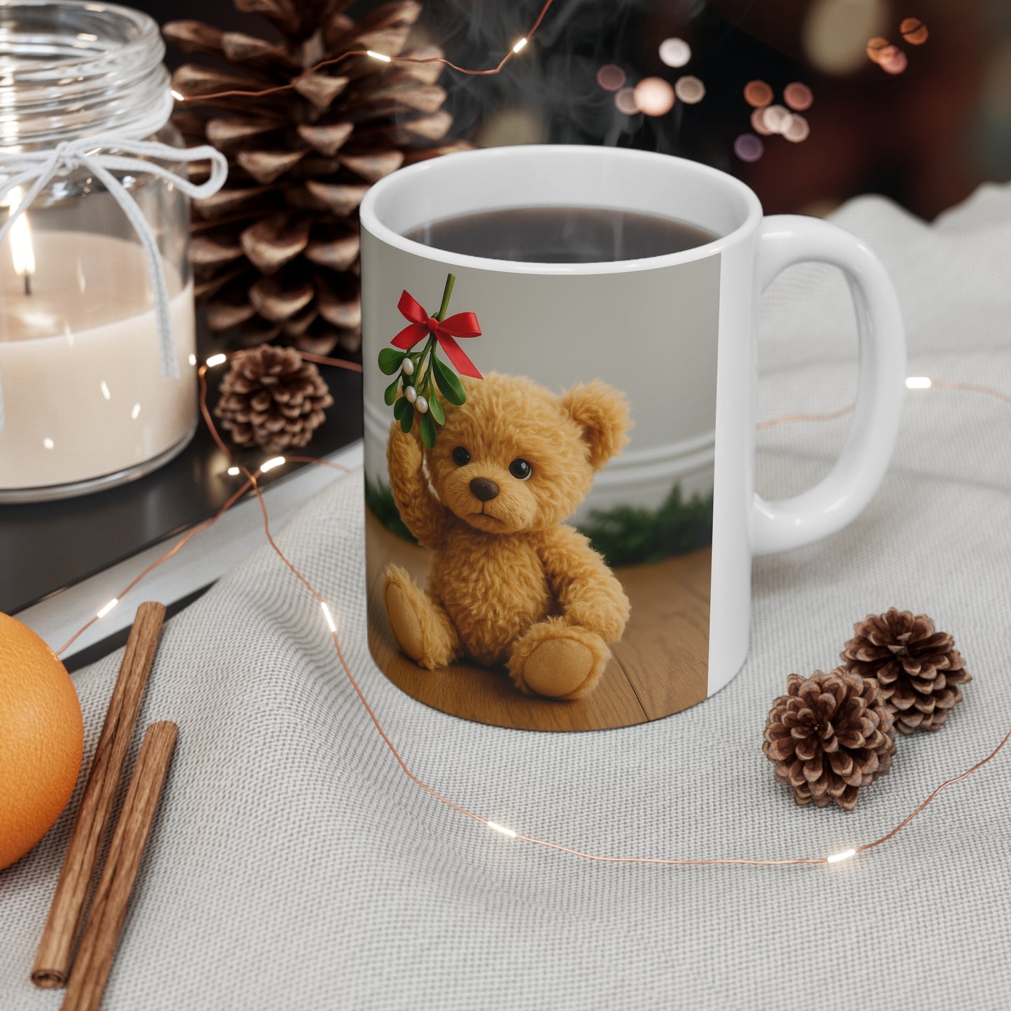 Teddy On Tour Christmas 2025 Ceramic Mug 2