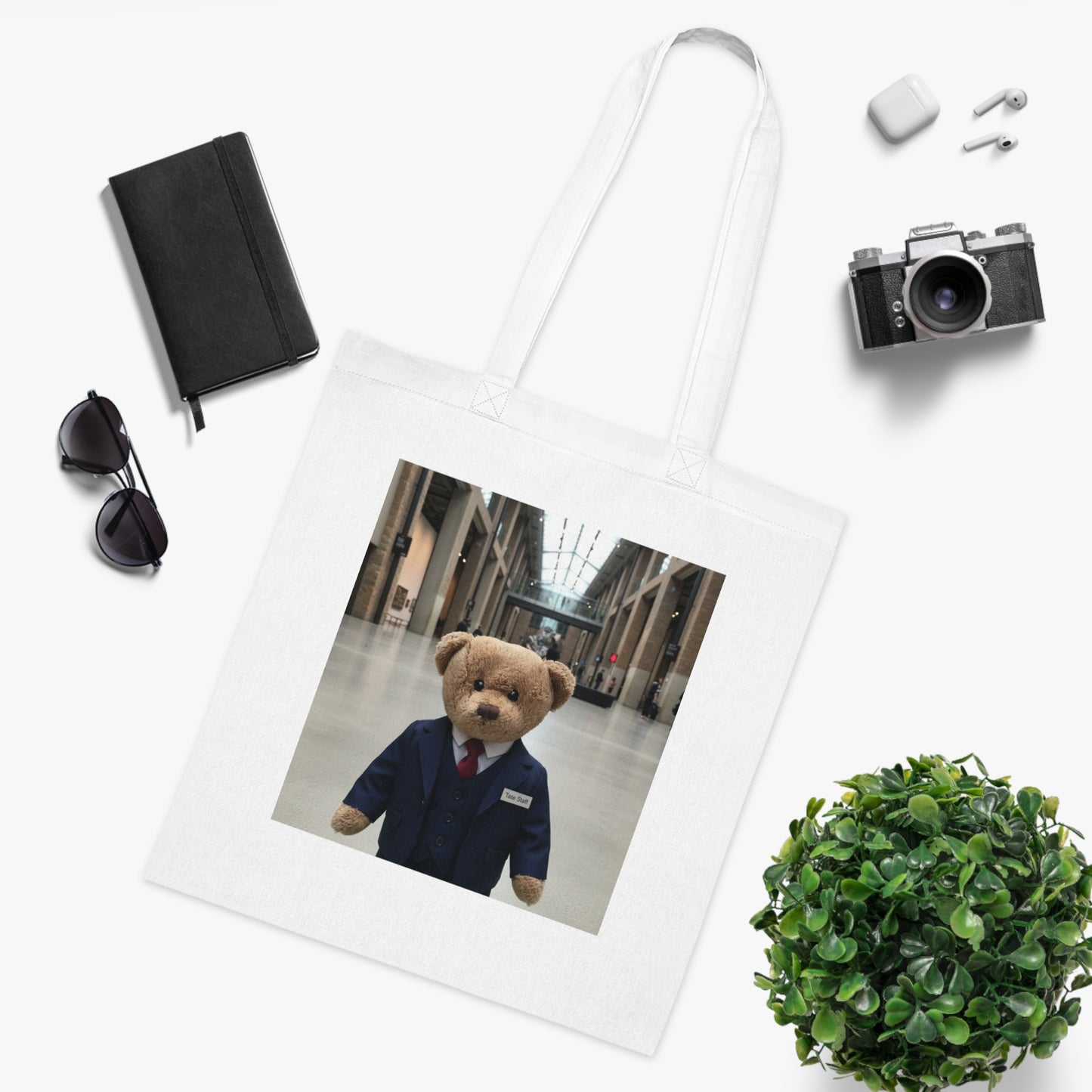 Teddy On Tour – Offis at the Tate Modern Cotton Tote Bag