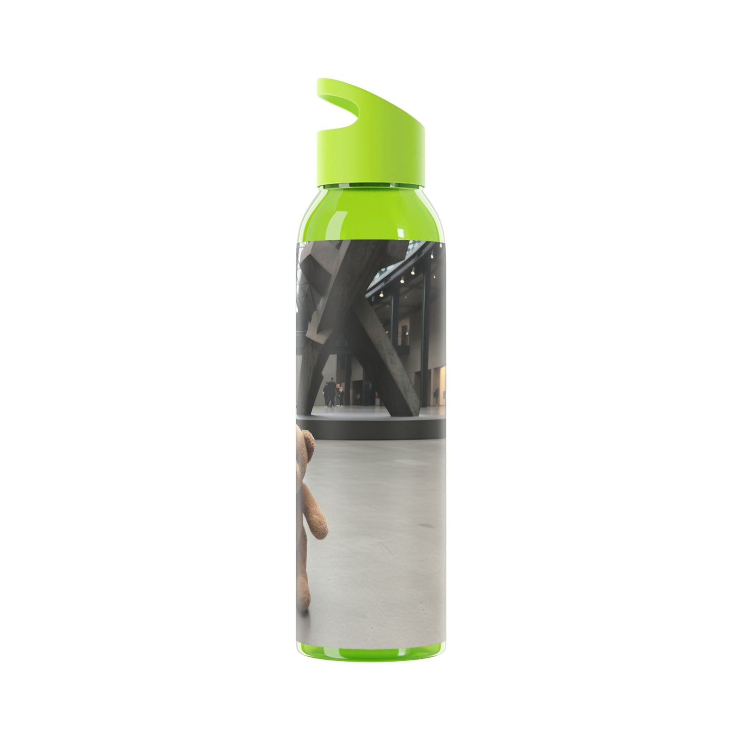 Teddy on Tour Offis at the Tate Modern Sky Water Bottle