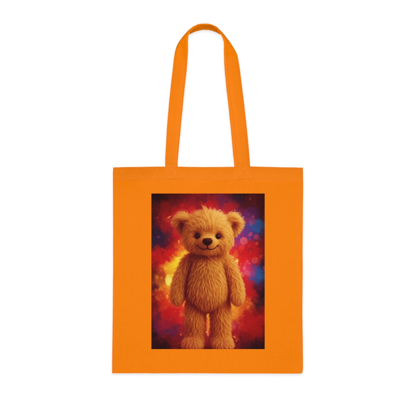 Teddy On Tour Cotton Tote Bag