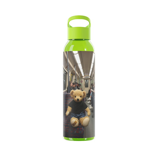 Teddy on Tour Ralphie in London Sky Water Bottle