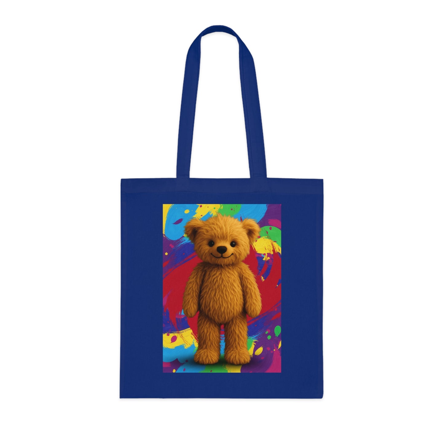Teddy On Tour Cotton Tote Bag