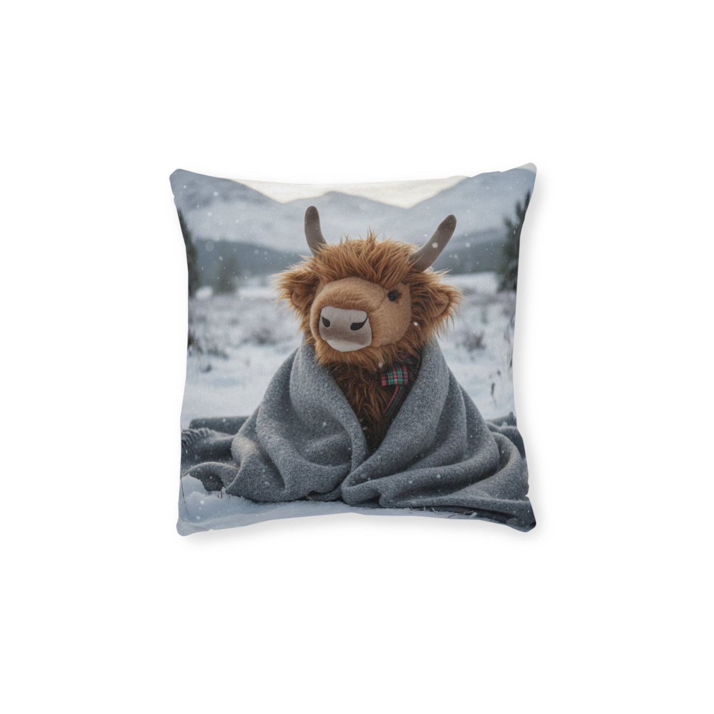 Teddy on Tour Donald Square Pillow