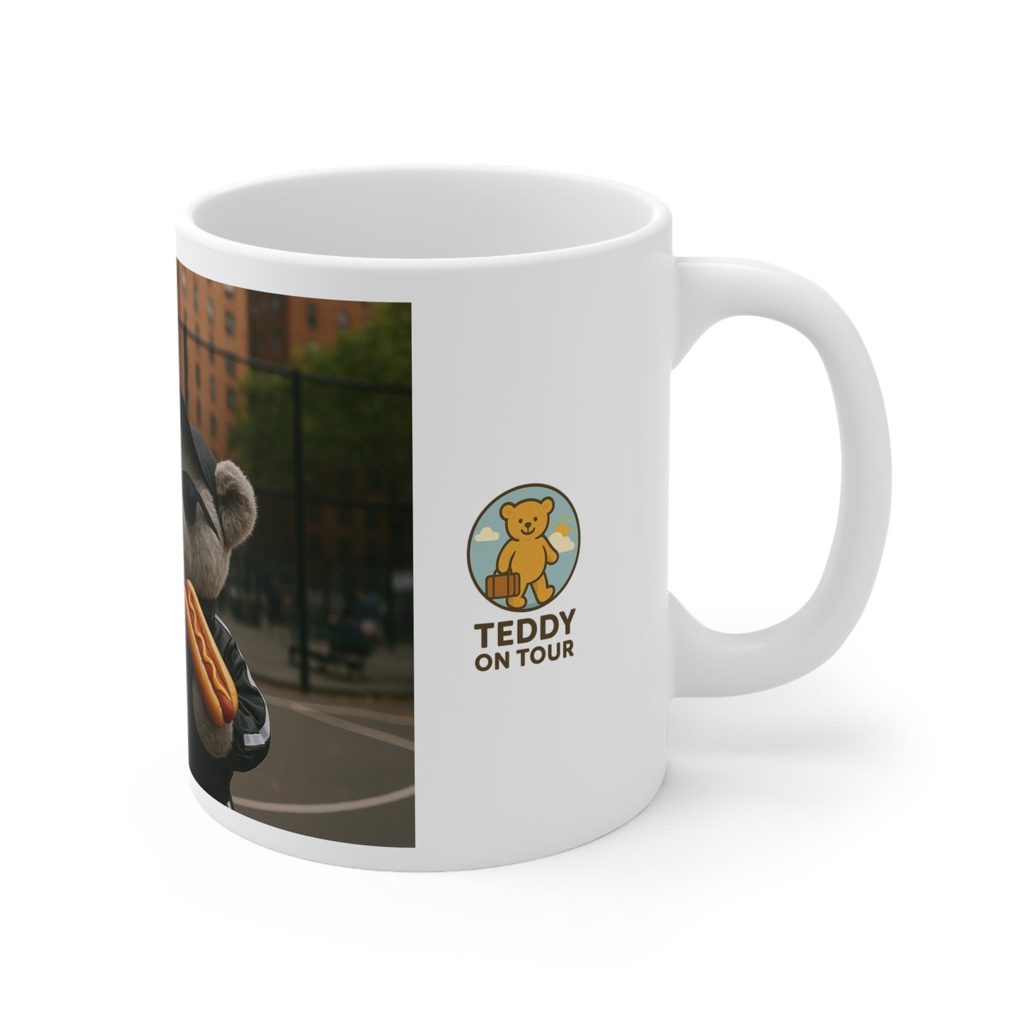 Teddy On Tour – Hudson in New York Ceramic Coffee Cup