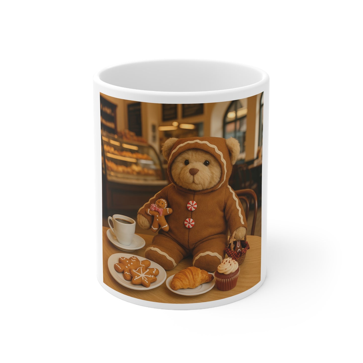 Teddy On Tour – Ginger Decor Ceramic Coffee Cup