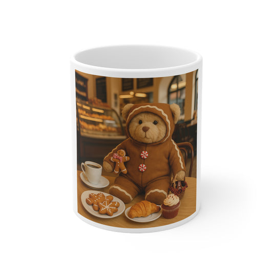 Teddy On Tour – Ginger Decor Ceramic Coffee Cup