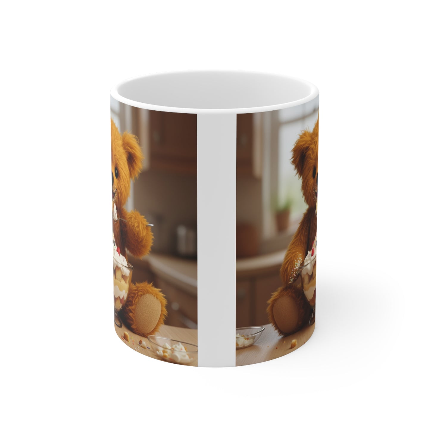 Teddy On Tour Teddy and Trifle Ceramic Mug