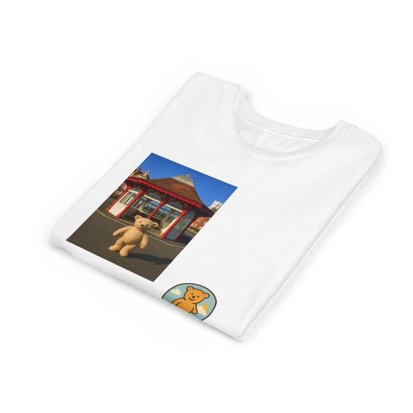 Teddy On Tour – Bexhill Shelter Youth Short Sleeve Tee