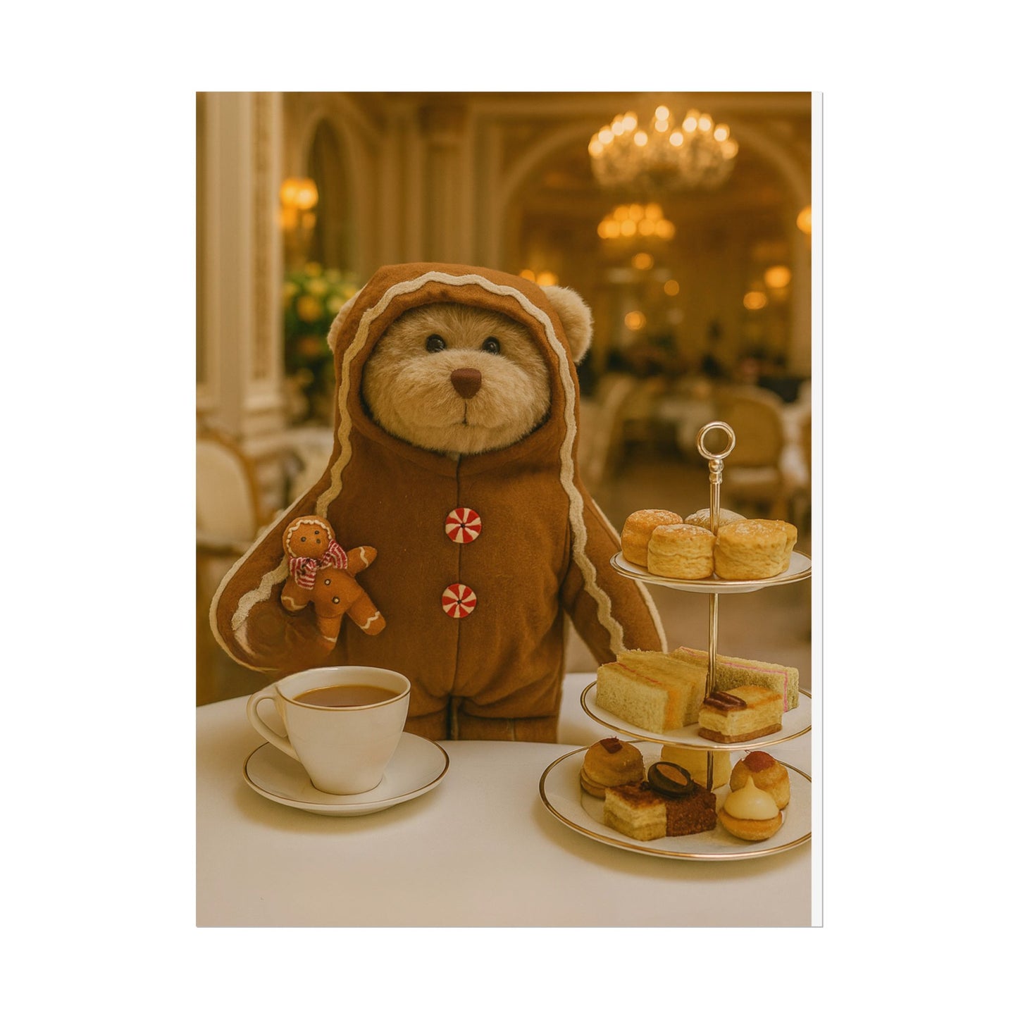 Teddy on Tour Ginger Decor Rolled Posters