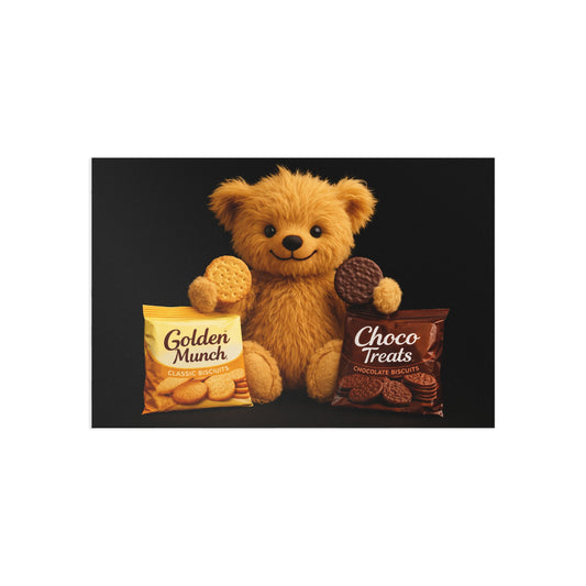 Teddy On Tour Stationery Fine Art Postcards