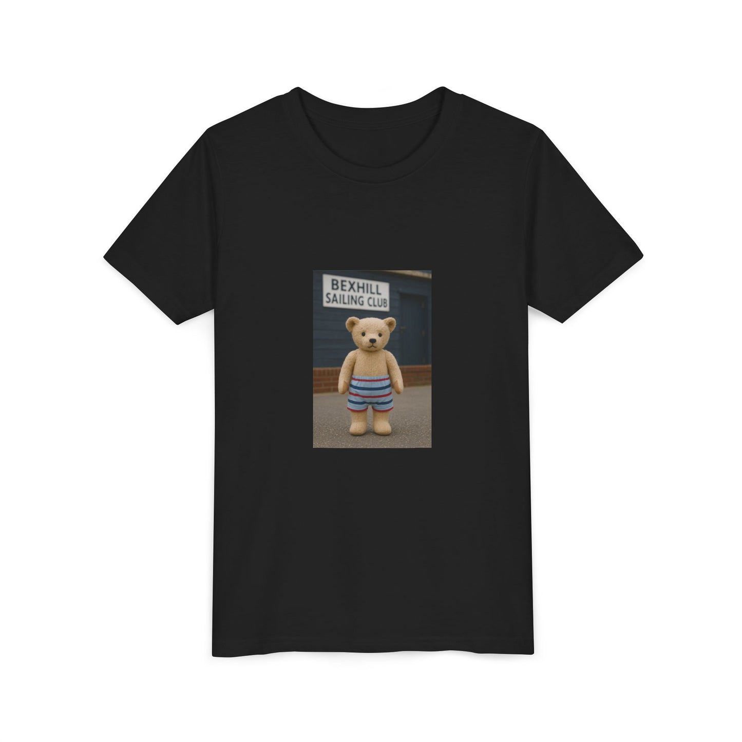 Teddy On Tour – Bexhill Sailing Club Youth Short Sleeve Tee