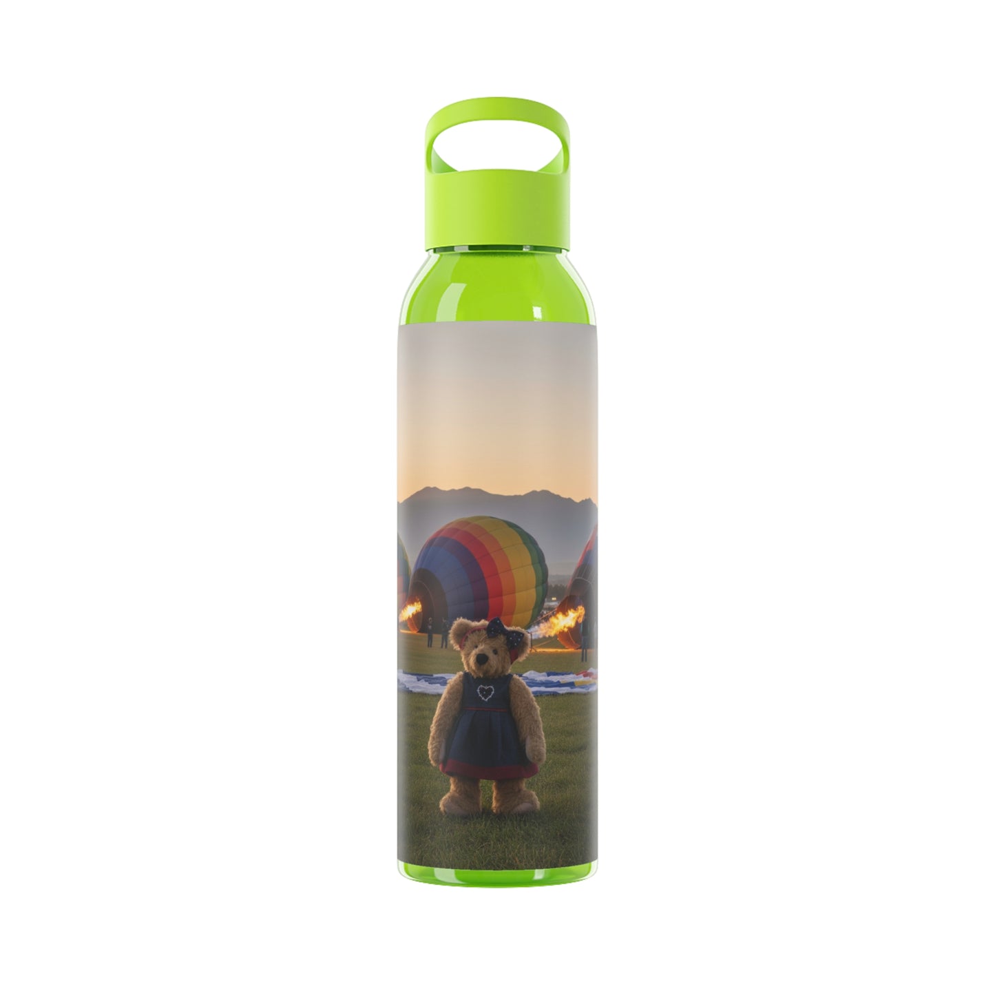 Teddy on Tour Daisy in Albuquerque Sky Water Bottle