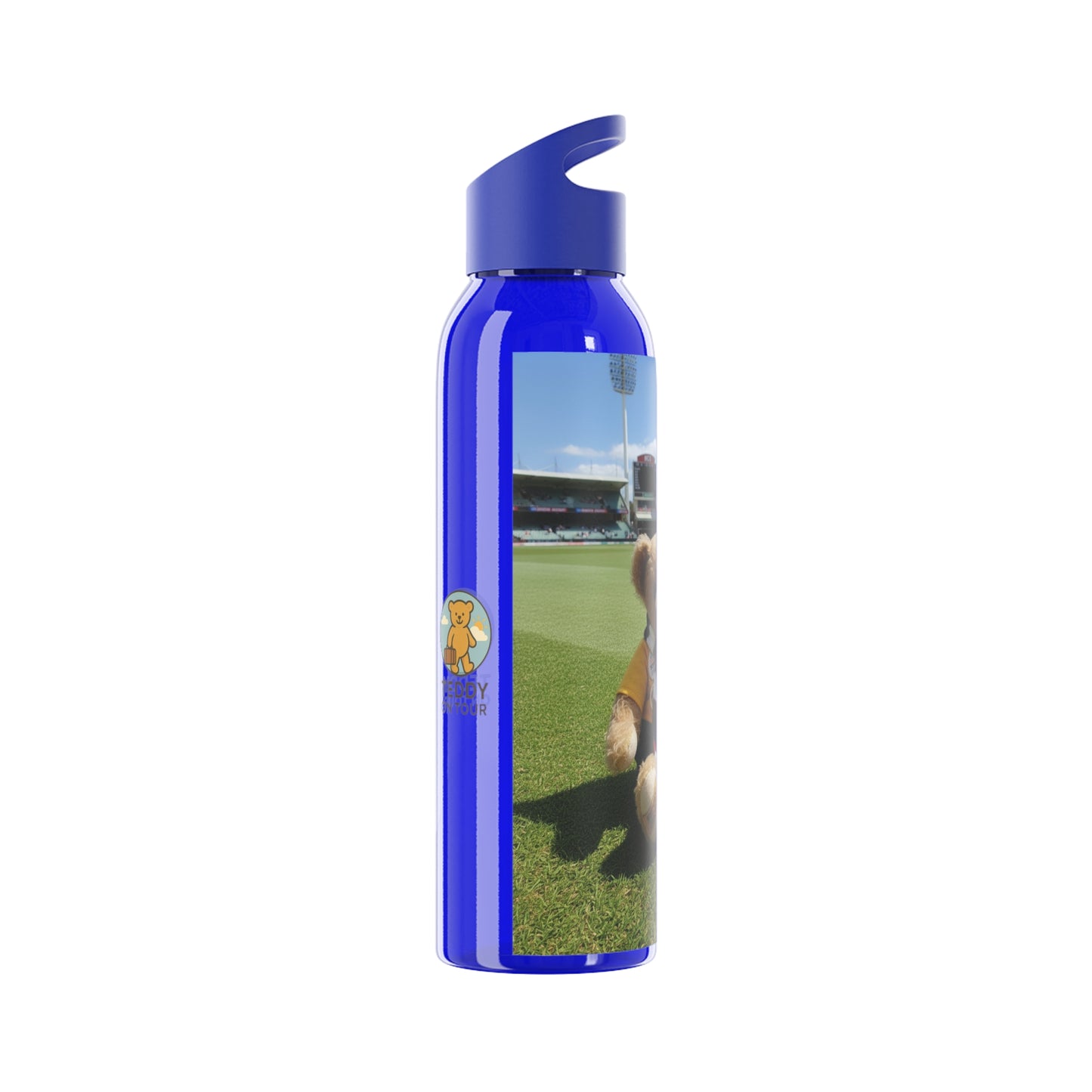 Teddy on Tour Ralphie in Melbourne Sky Water Bottle