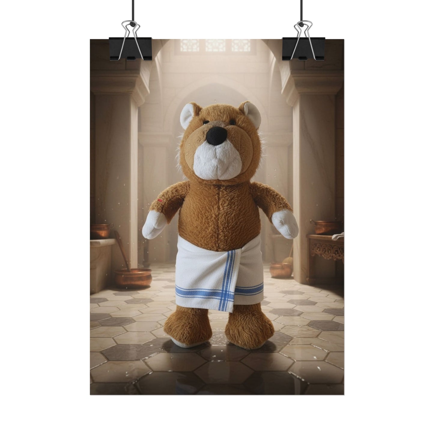 Teddy on Tour Big Billy in Turkiye Rolled Posters