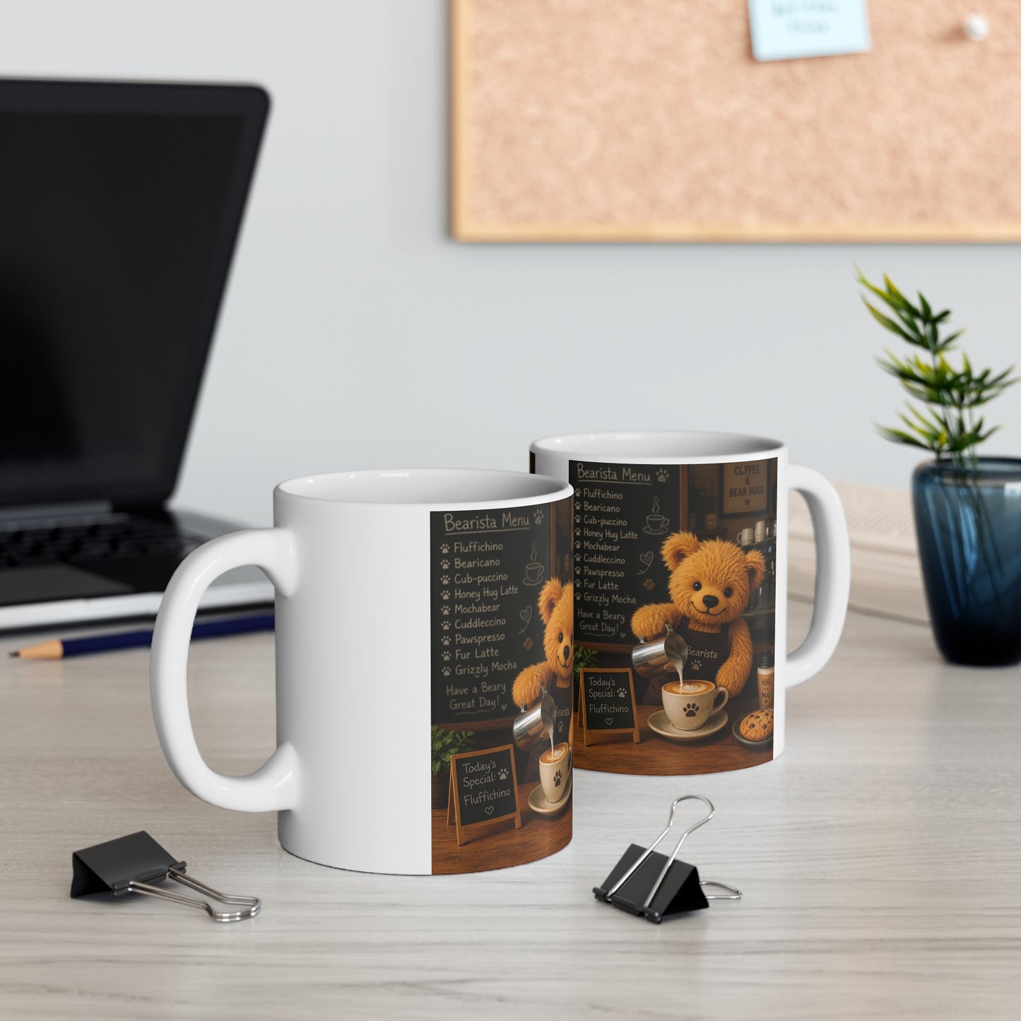 Teddy On Tour Teddy Bearista Ceramic Mug