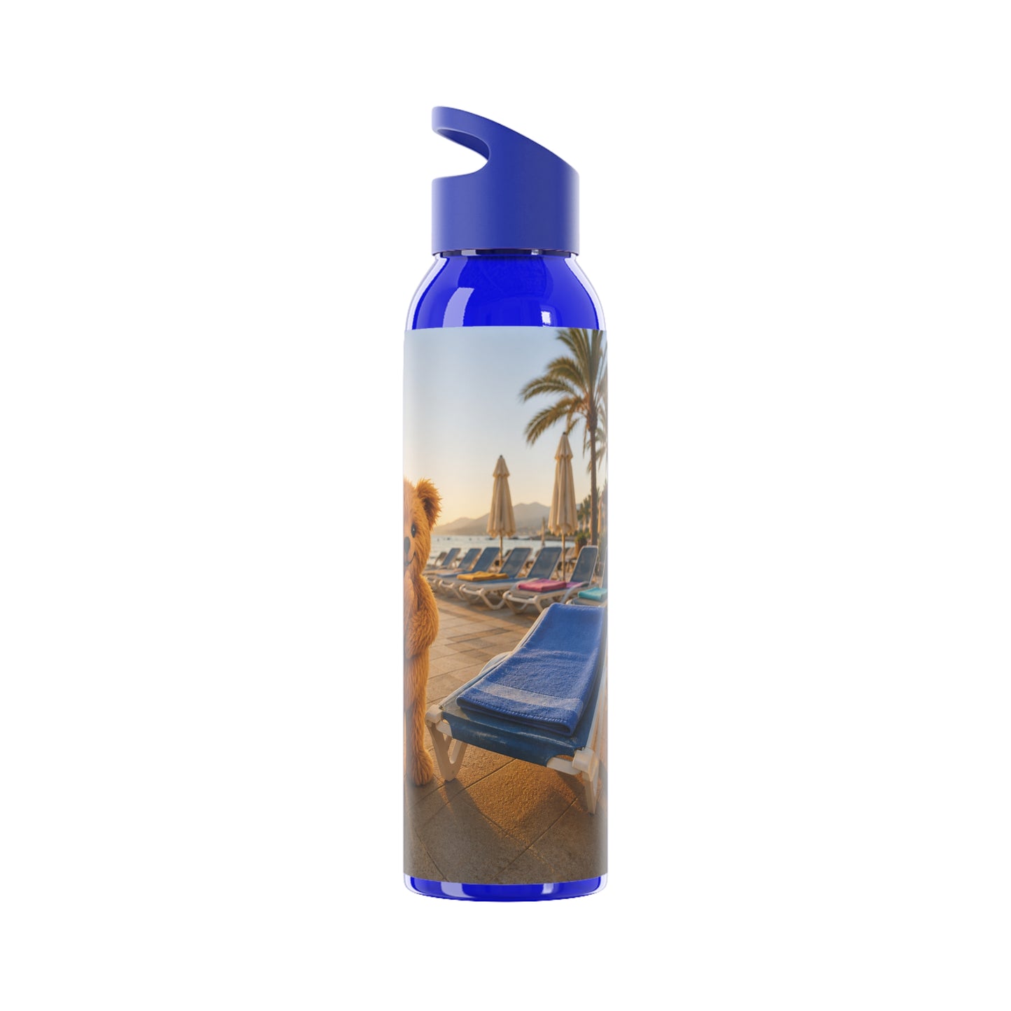 Teddy on Tour  Sky Water Bottle ( look for a matching lunchbox )