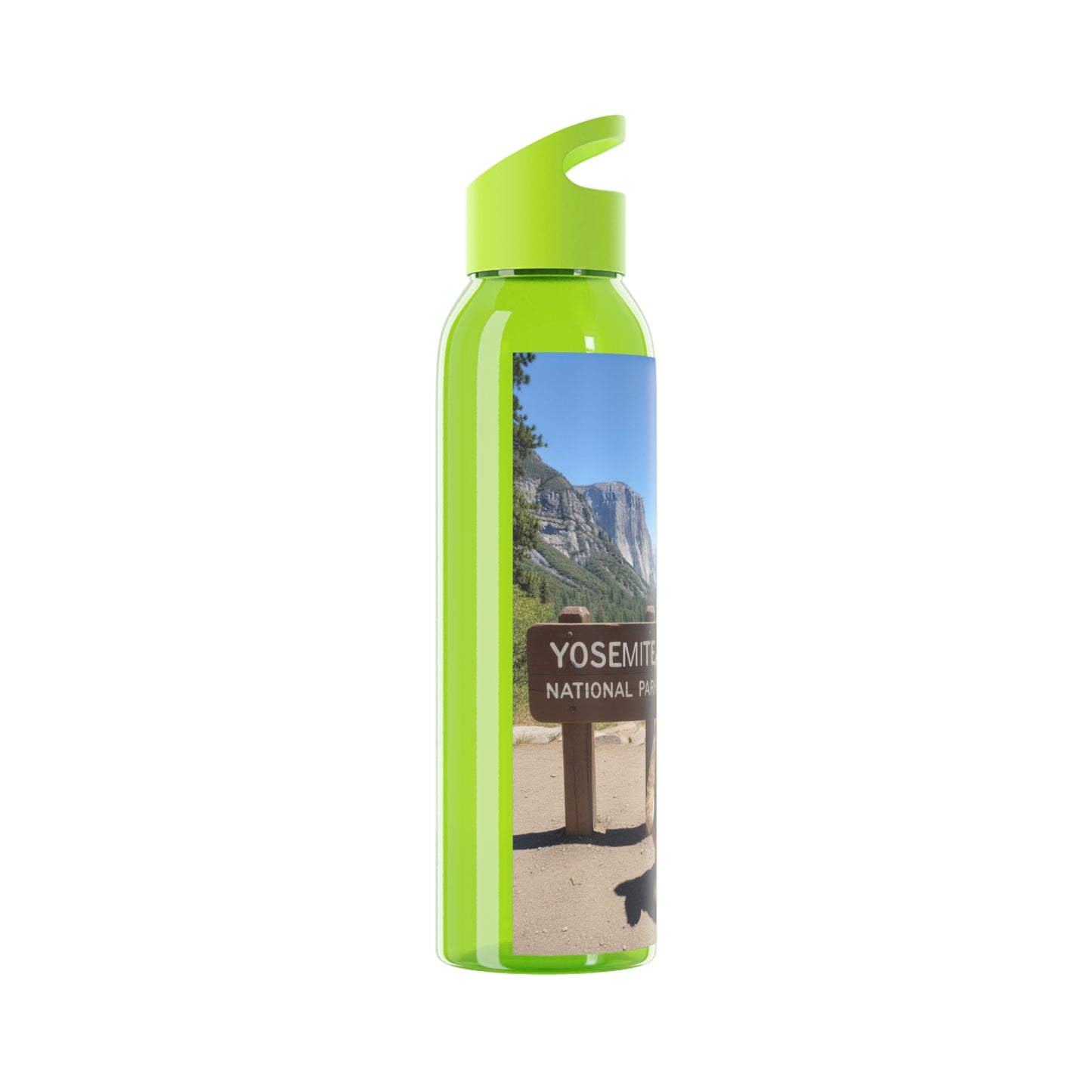 Teddy on Tour Daisy in Yosemite Sky Water Bottle