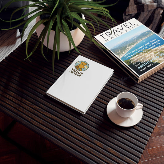 Teddy on Tour Logo Collection Hard Backed Journal