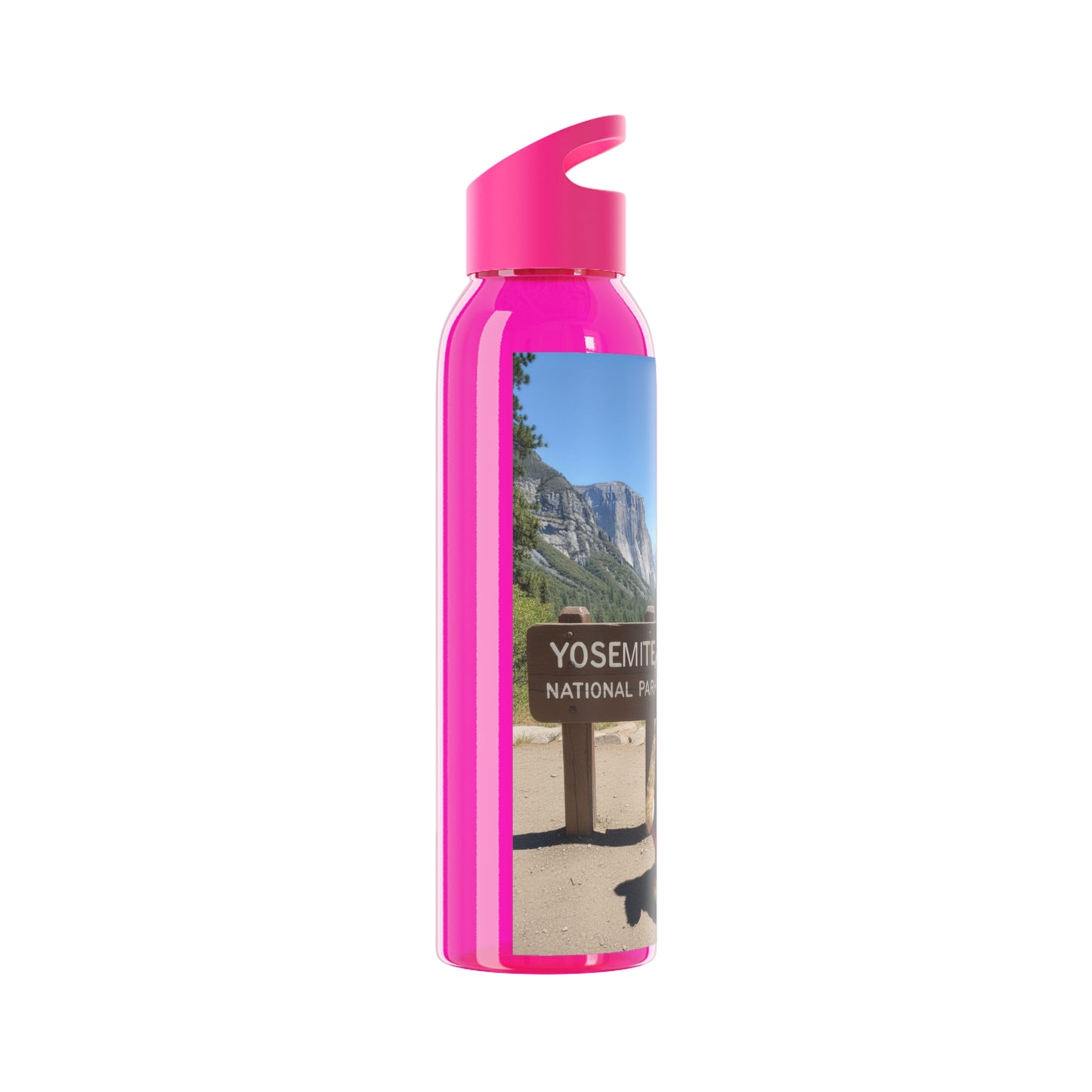 Teddy on Tour Daisy in Yosemite Sky Water Bottle