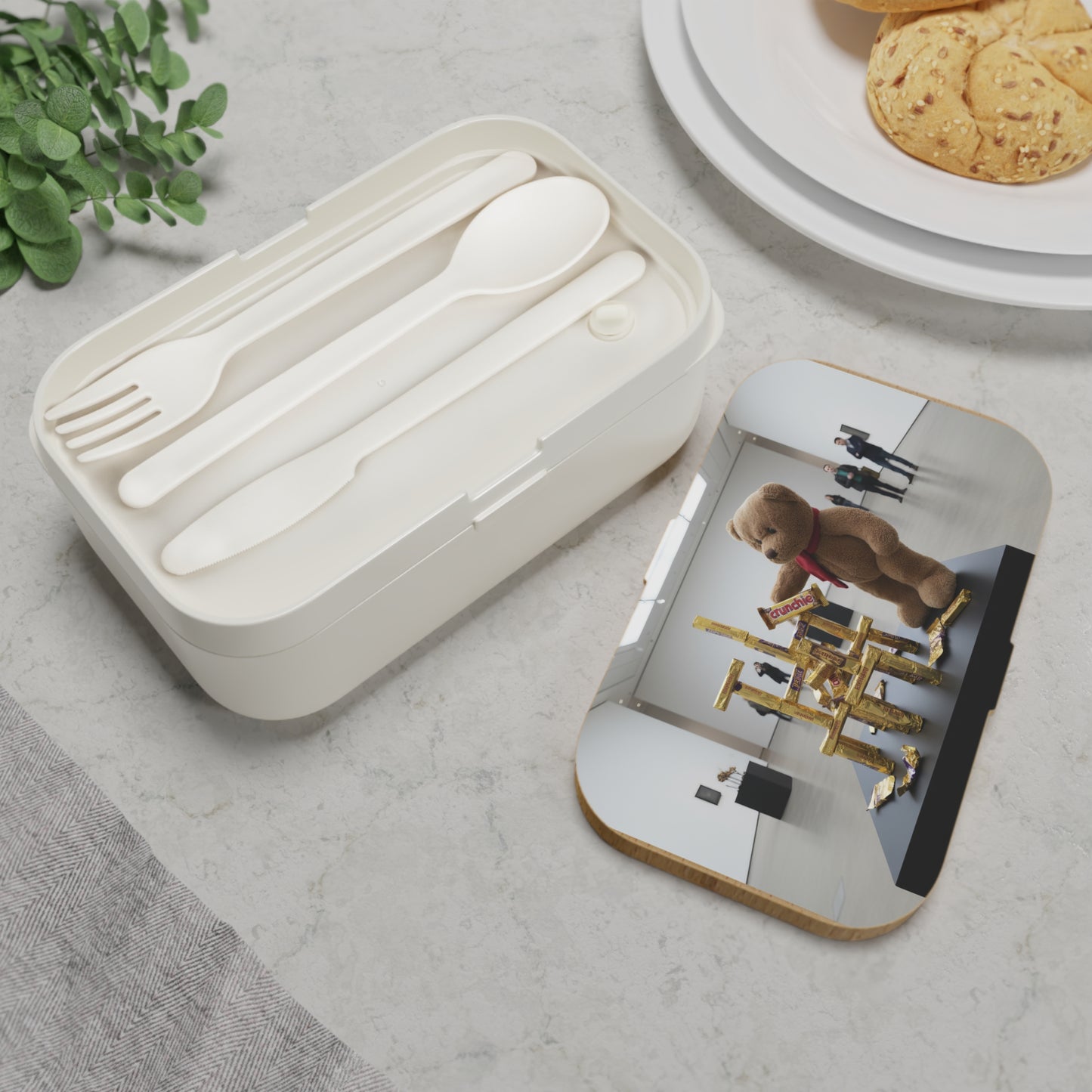 Teddy on Tour Offis at the Tate Modern Bento Lunch Box