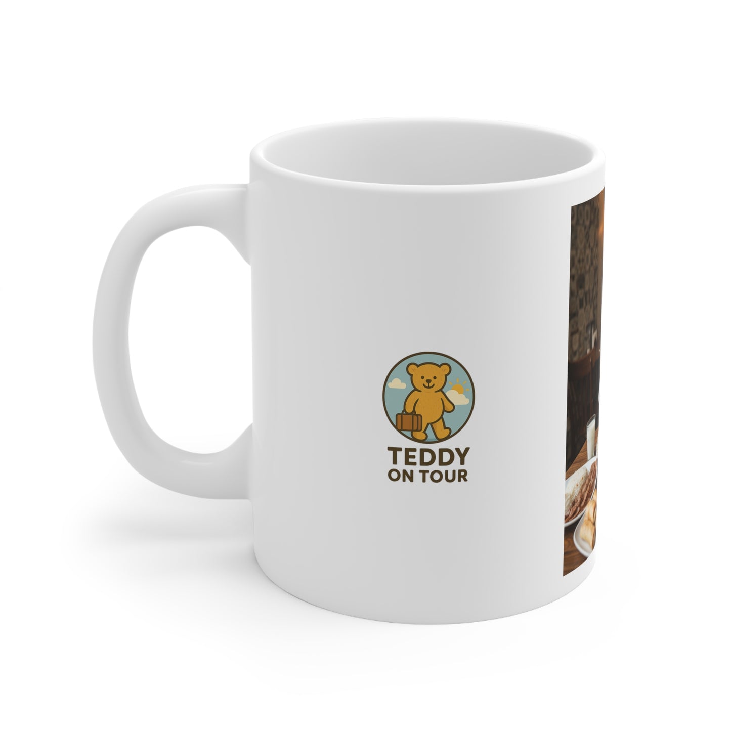 Teddy On Tour – Big Billy in Turkiye Ceramic Coffee Cup