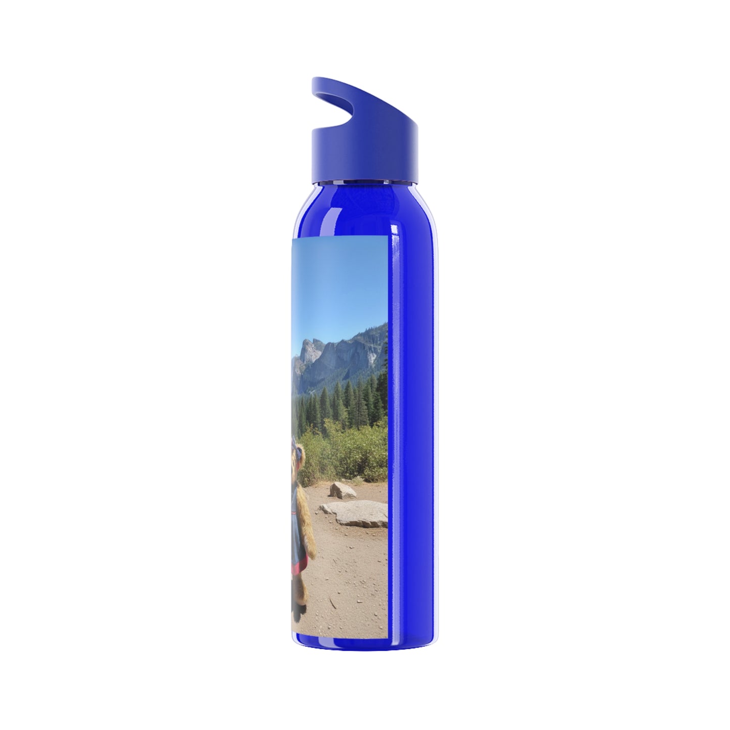 Teddy on Tour Daisy in Yosemite Sky Water Bottle
