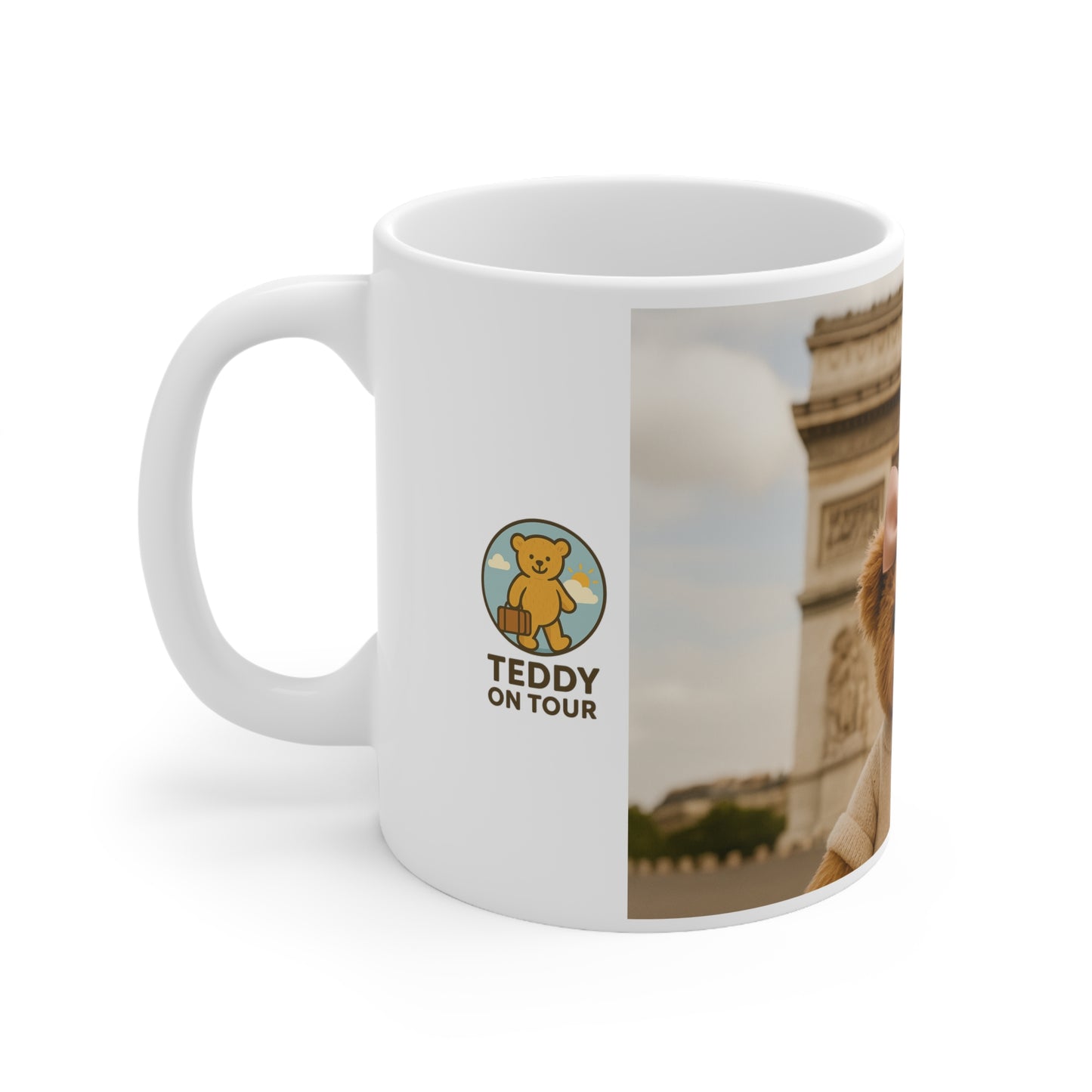 Teddy On Tour – Luna in Paris Ceramic Coffee Cup