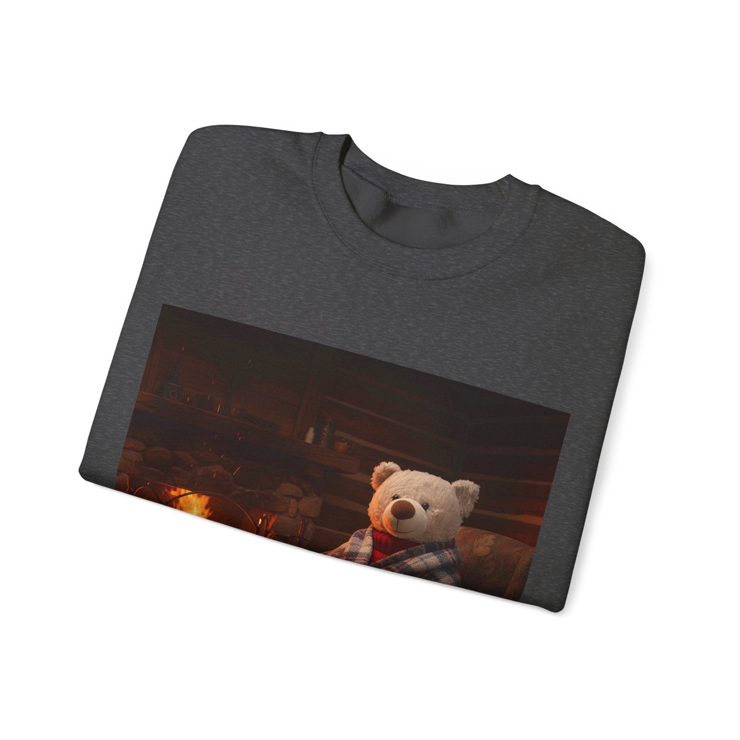 Teddy On Tour – Lombear in Norway Adult Unisex Heavy Blend™ Crewneck Sweatshirt