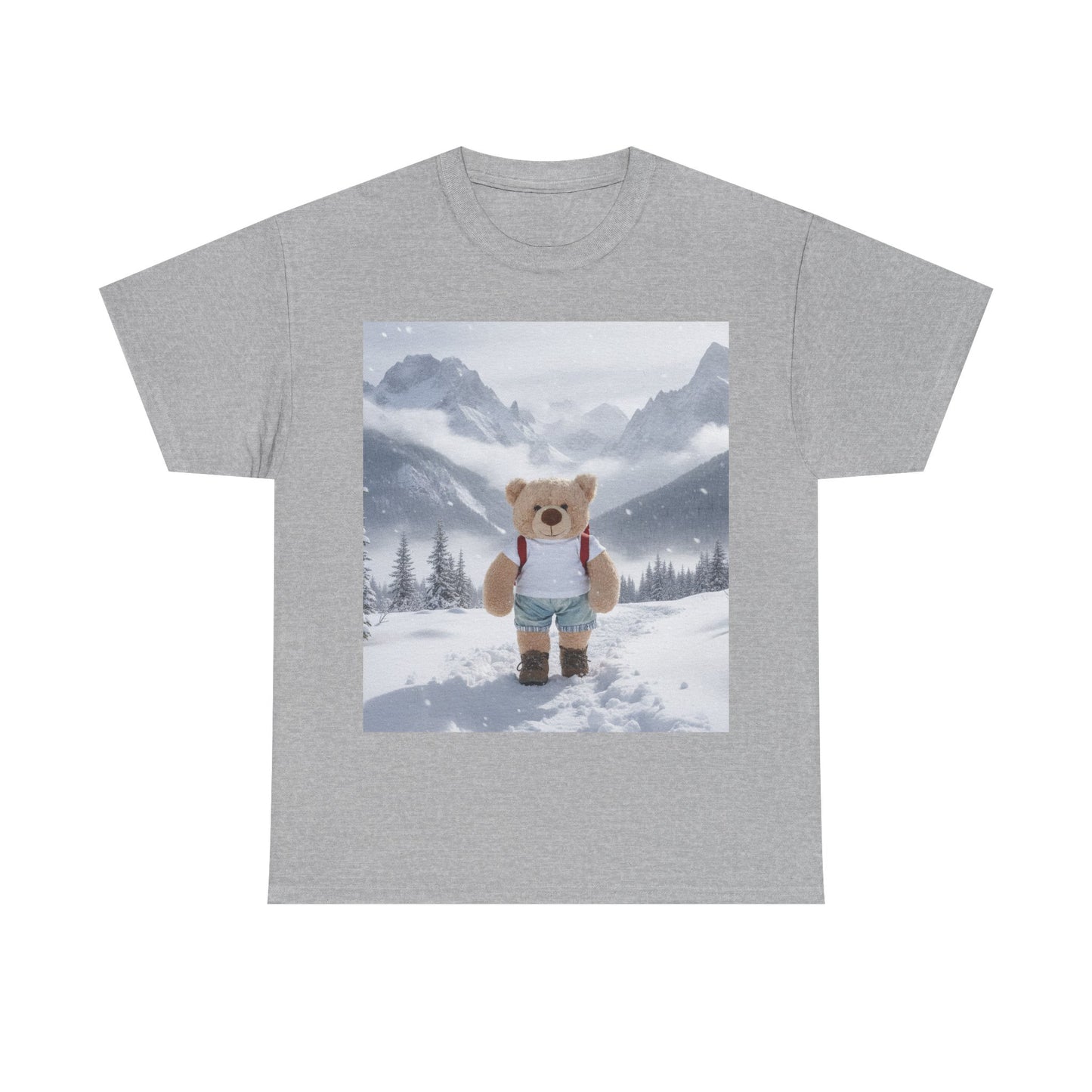 Teddy On Tour – Lombear in Norway Unisex Adult Heavy Cotton Tee