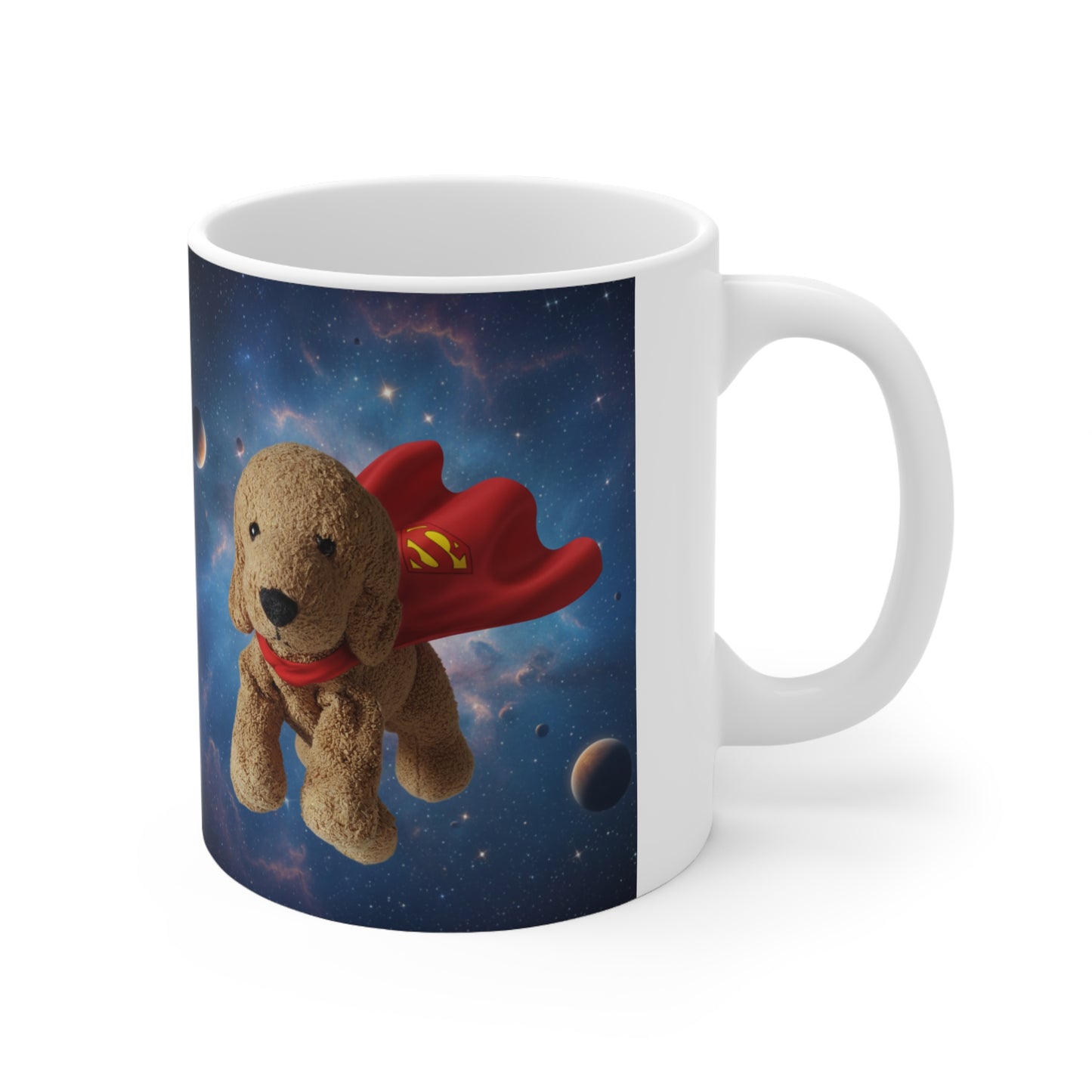 Teddy On Tour – Rusty in Space Ceramic Coffee Cup