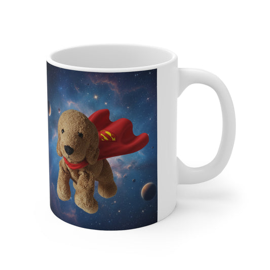 Teddy On Tour – Rusty in Space Ceramic Coffee Cup