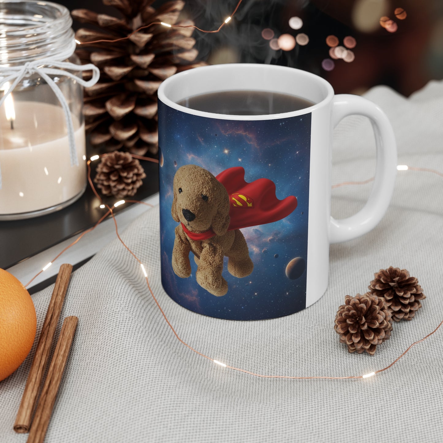 Teddy On Tour – Rusty in Space Ceramic Coffee Cup