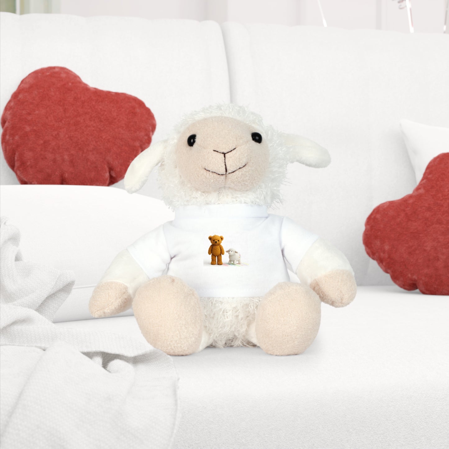Teddy On Tour Plush Toy with T-Shirt