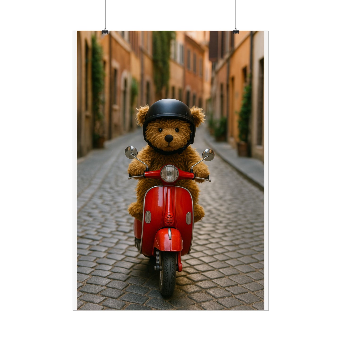 Teddy on Tour Gianni in Italy Rolled Posters