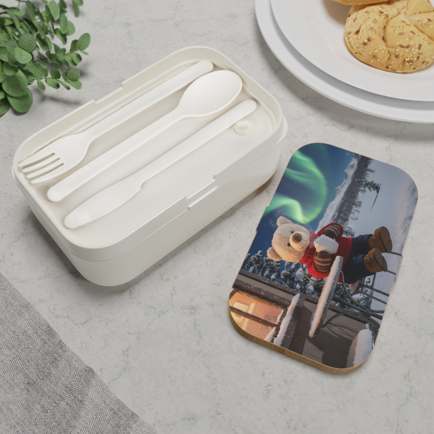 Teddy on Tour  Lombear in Norway Bento Lunch Box