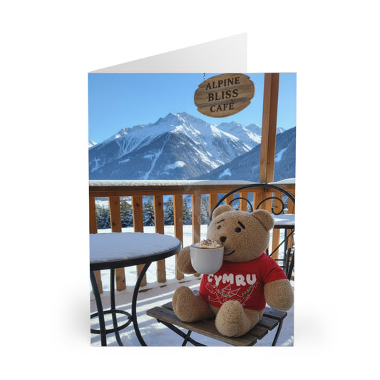 Teddy On Tour – Neville Christmas 2 Greeting Cards (5 Pack)