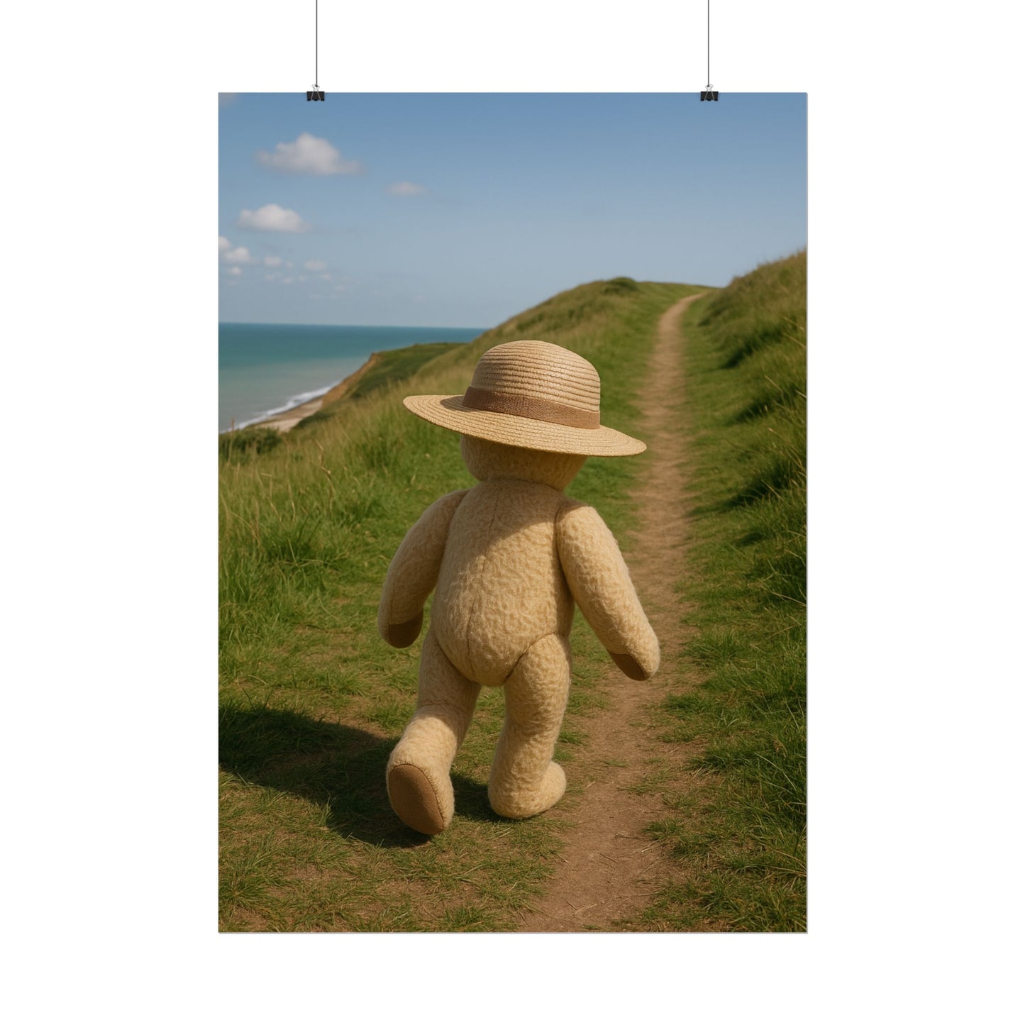Teddy on Tour Bexhill Galley Hill Rolled Posters