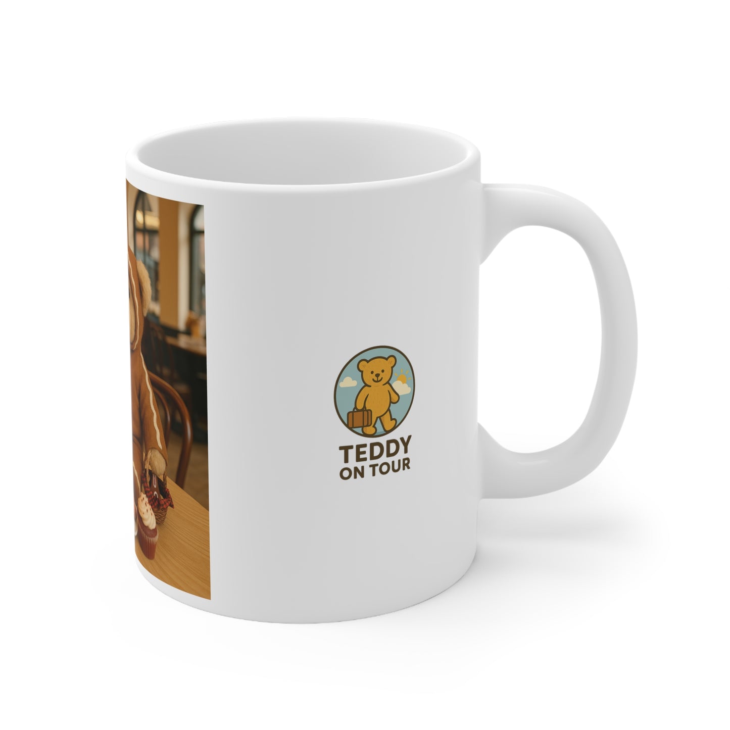 Teddy On Tour – Ginger Decor Ceramic Coffee Cup