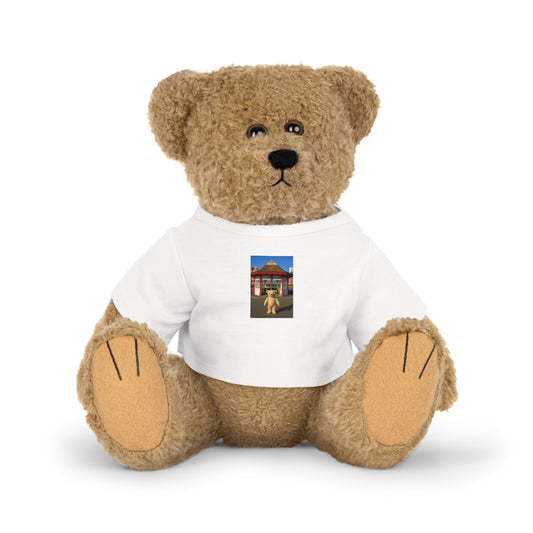 Teddy On Tour – Bexhill Shelter Plush Toy with T-Shirt