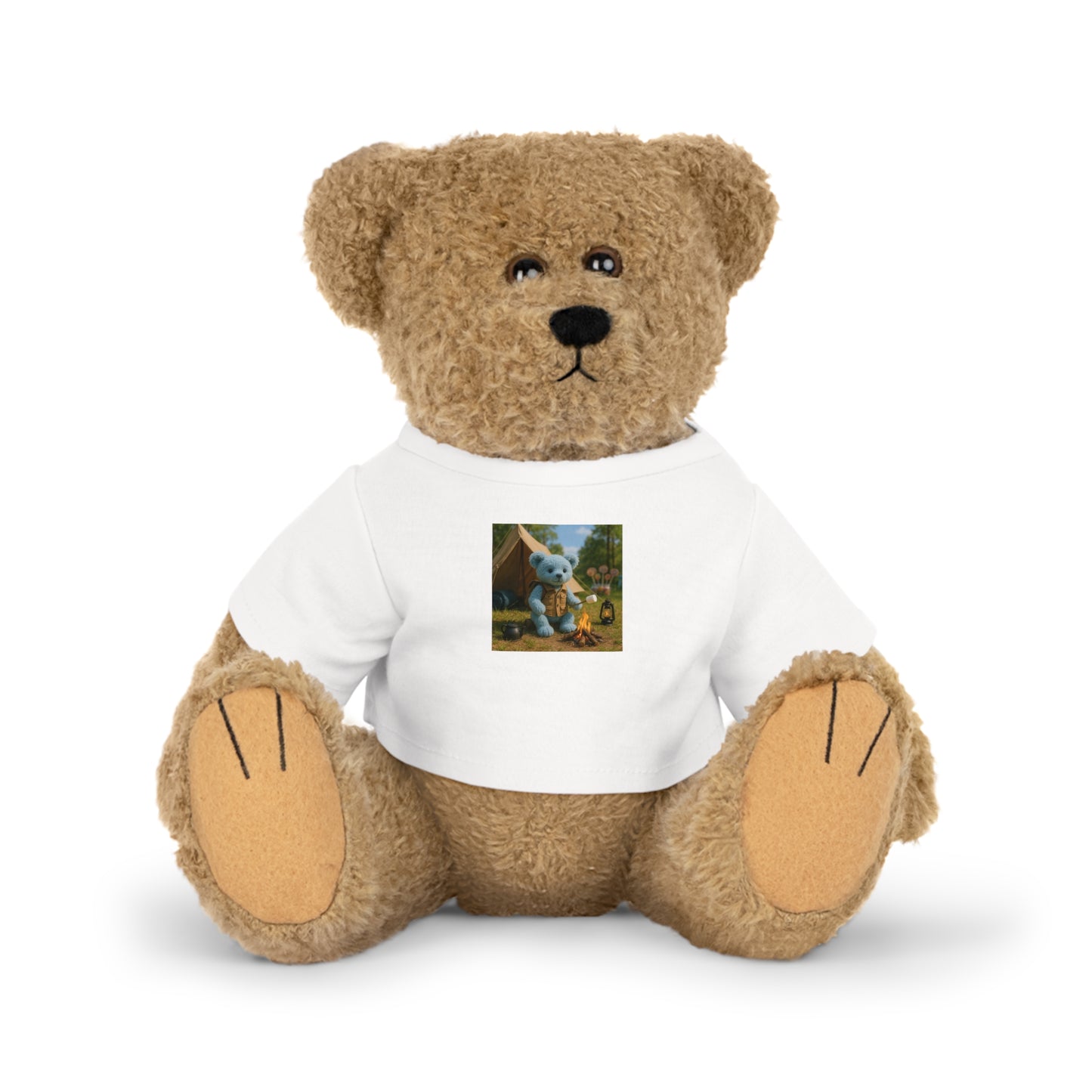 Teddy On Tour – Indigo goes camping Plush Toy with T-Shirt