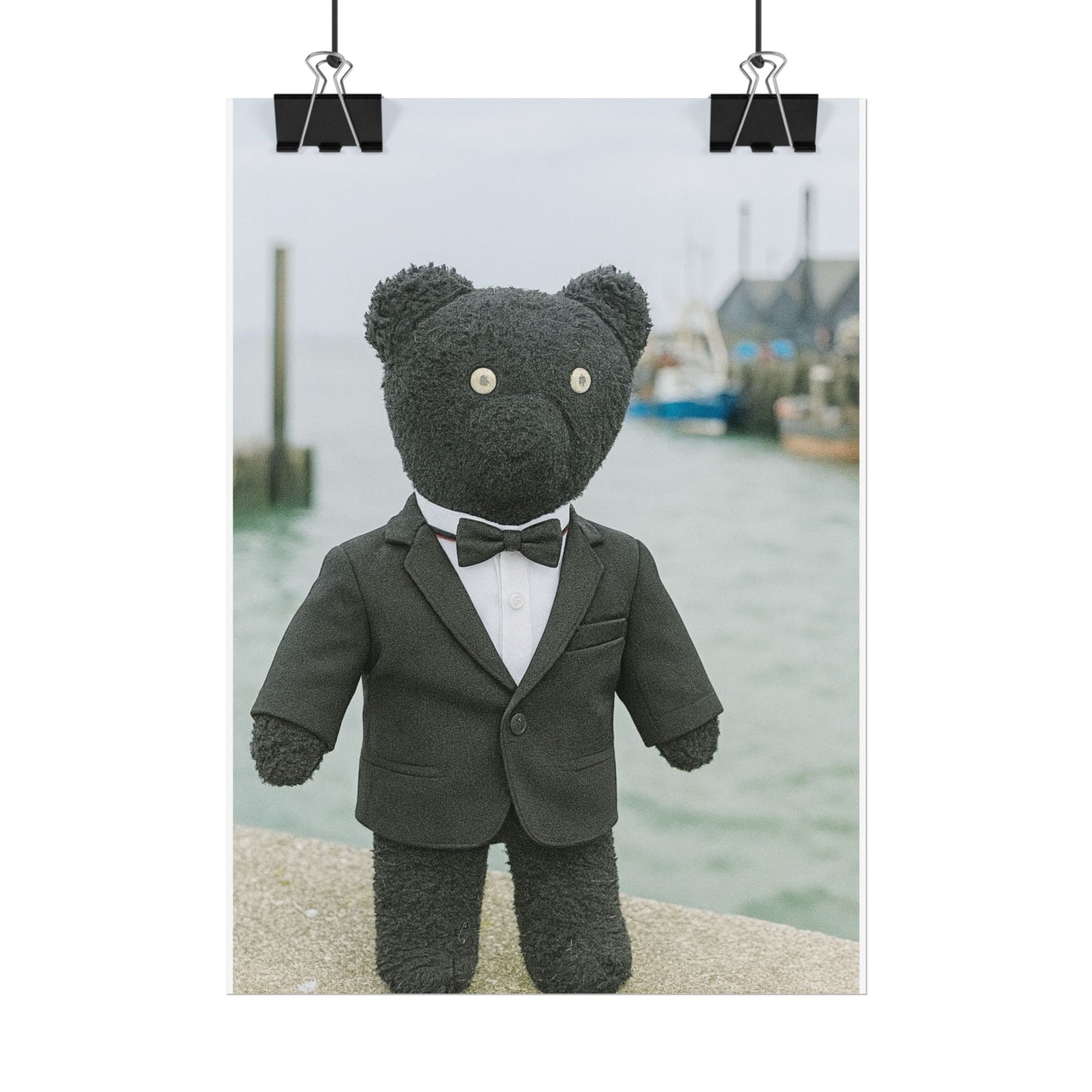 Teddy On Tour Pop Jack in Whitstable Rolled Posters