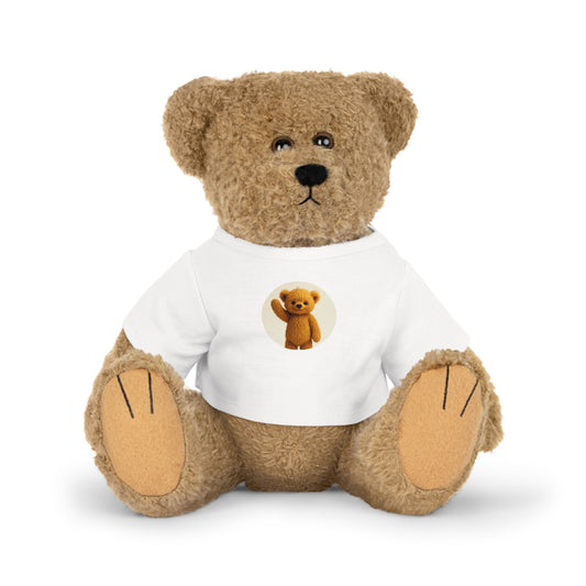 Teddy On Tour Plush Toy with T-Shirt