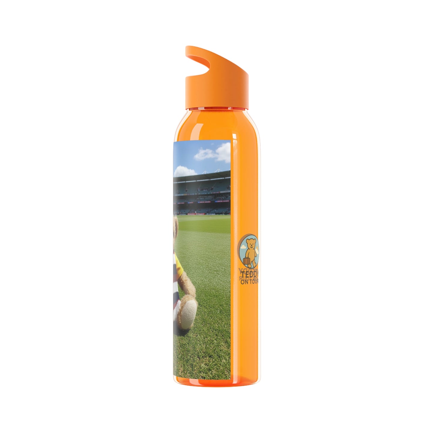 Teddy on Tour Ralphie in Melbourne Sky Water Bottle